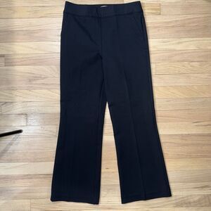 Spanx Black Kick Flare Pants Women Medium Regular Crop Pull-On Office Workwear